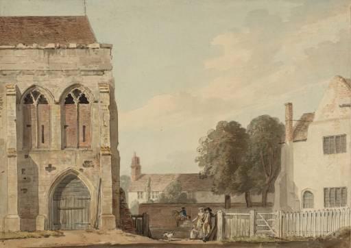 Part Of The Banqueting Hall Of The Royal Palace At Eltham — Paul Sandby