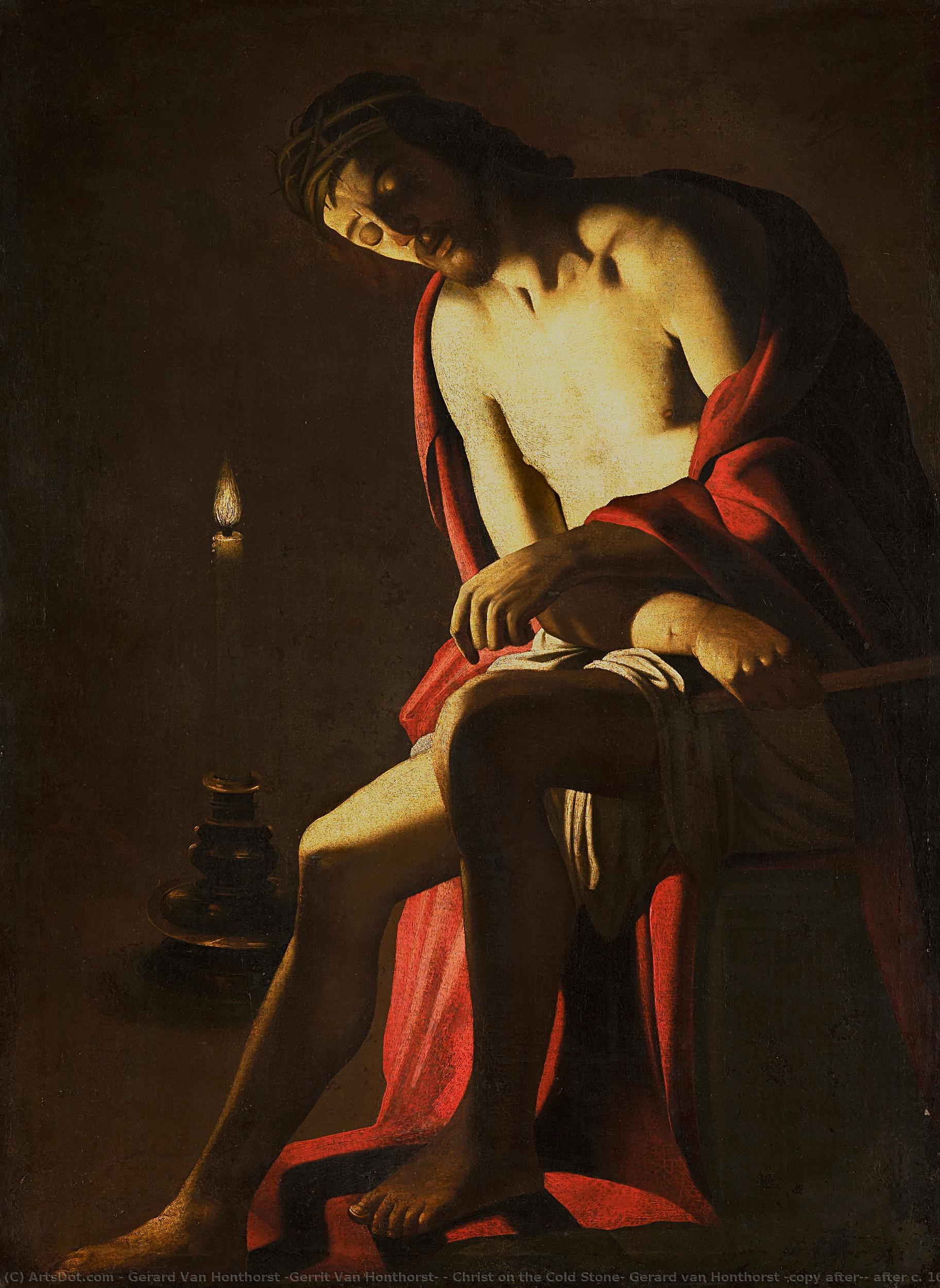 Christ On The Cold Stone, Gerard Van Honthorst (copy After), After C. 1614 — Gerard Van Honthorst
