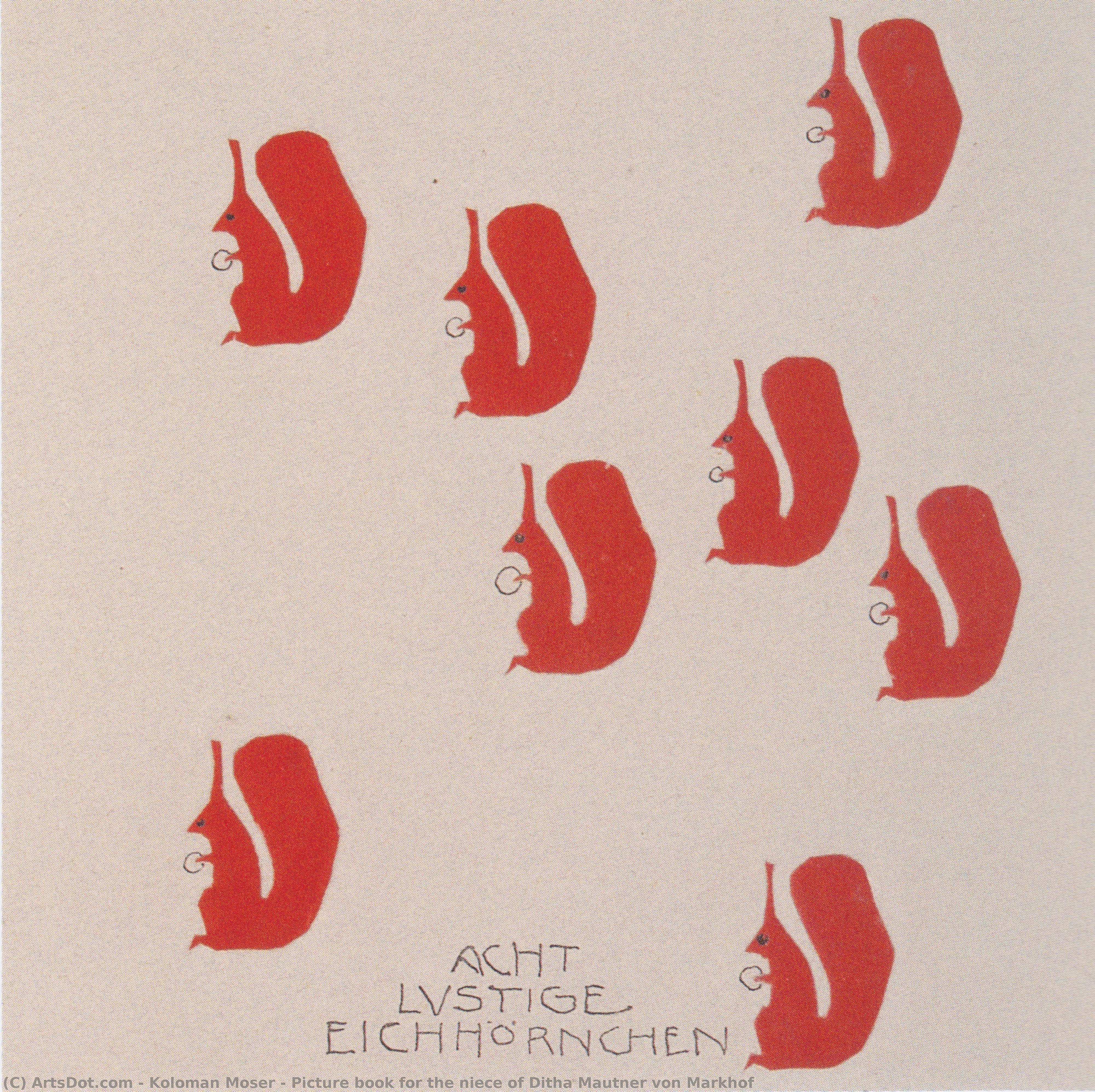 Picture Book For The Niece Of Ditha Mautner Von Markhof — Koloman Moser