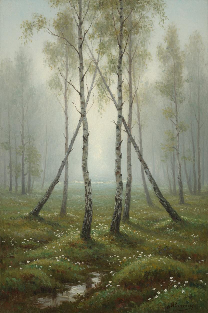 Lyrical Silence In The Silvered Grove — Jacques Villedieu
