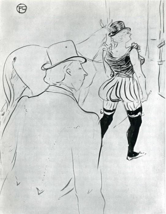 In The Wings At The Folies Berg Re — Henri De Toulouse-lautrec