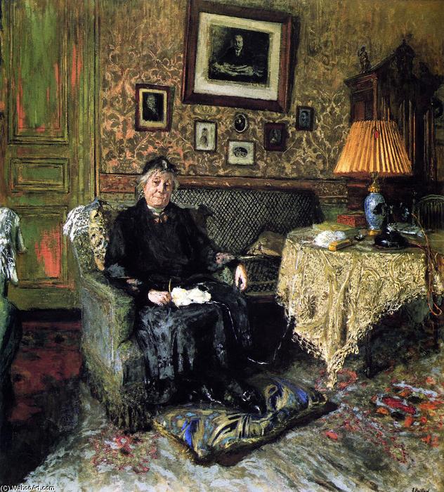Mme Adrien Bénard In Her Salon — Jean-édouard Vuillard