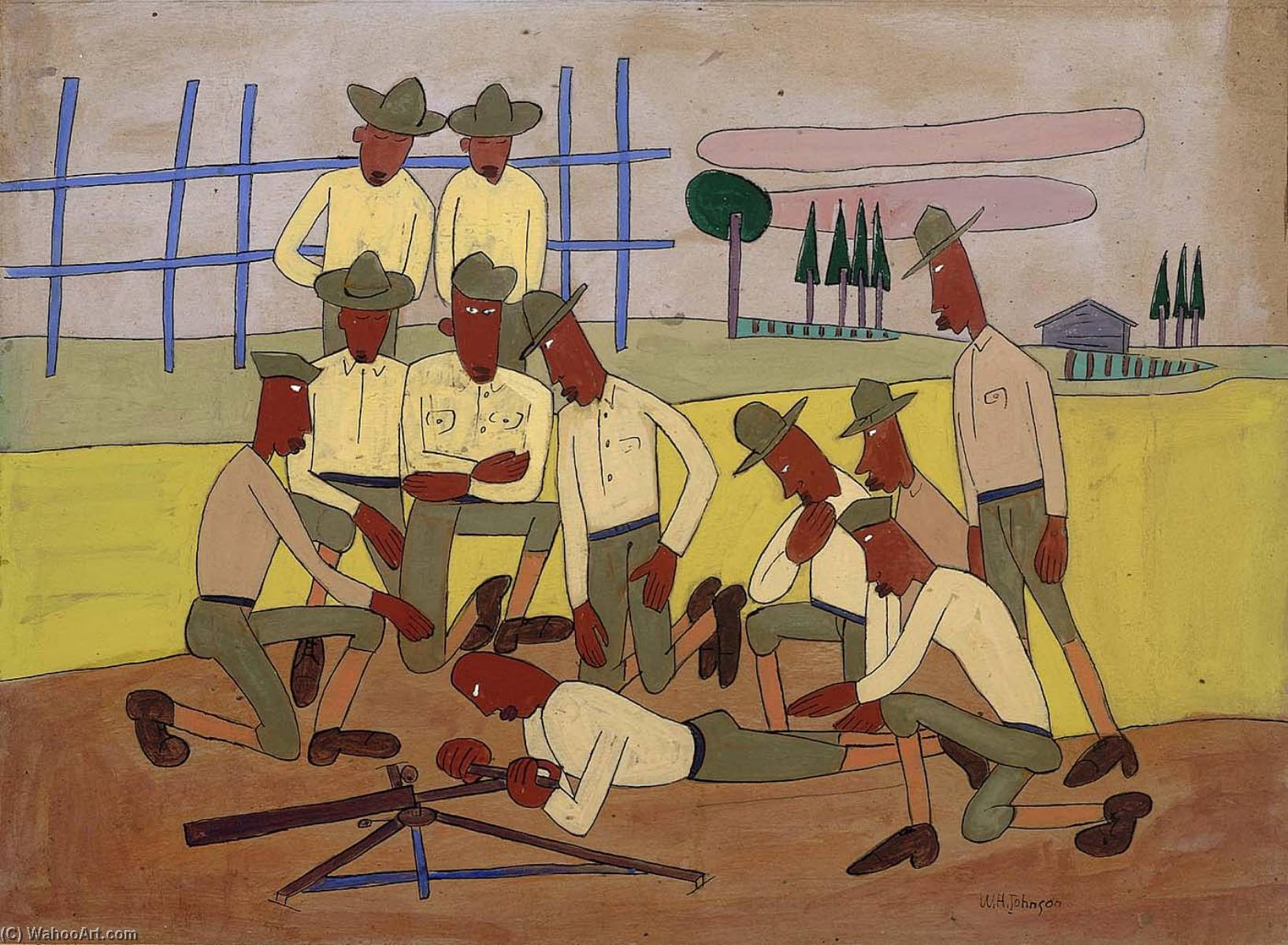 Lessons In A Soldier's Life — William H. Johnson