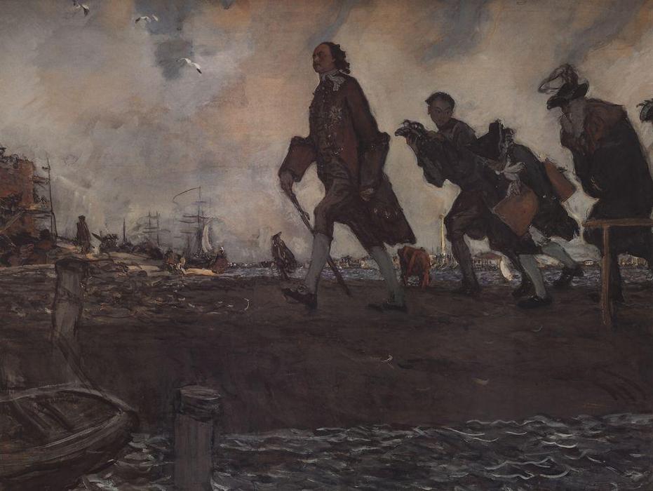 Peter I The Great — Valentin Alexandrovich Serov