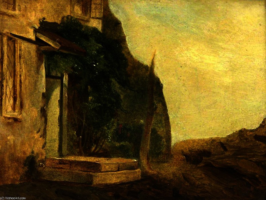 A Cottage Doorway — Vilijam Džejms Müller