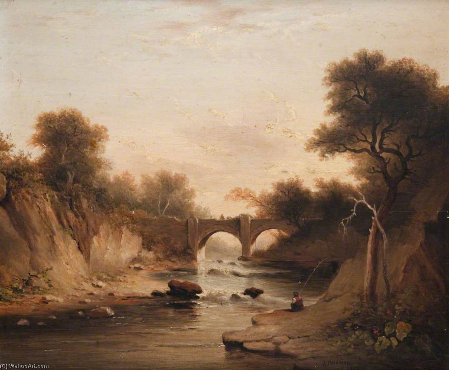 Bridge Over River Almond — John Pairman
