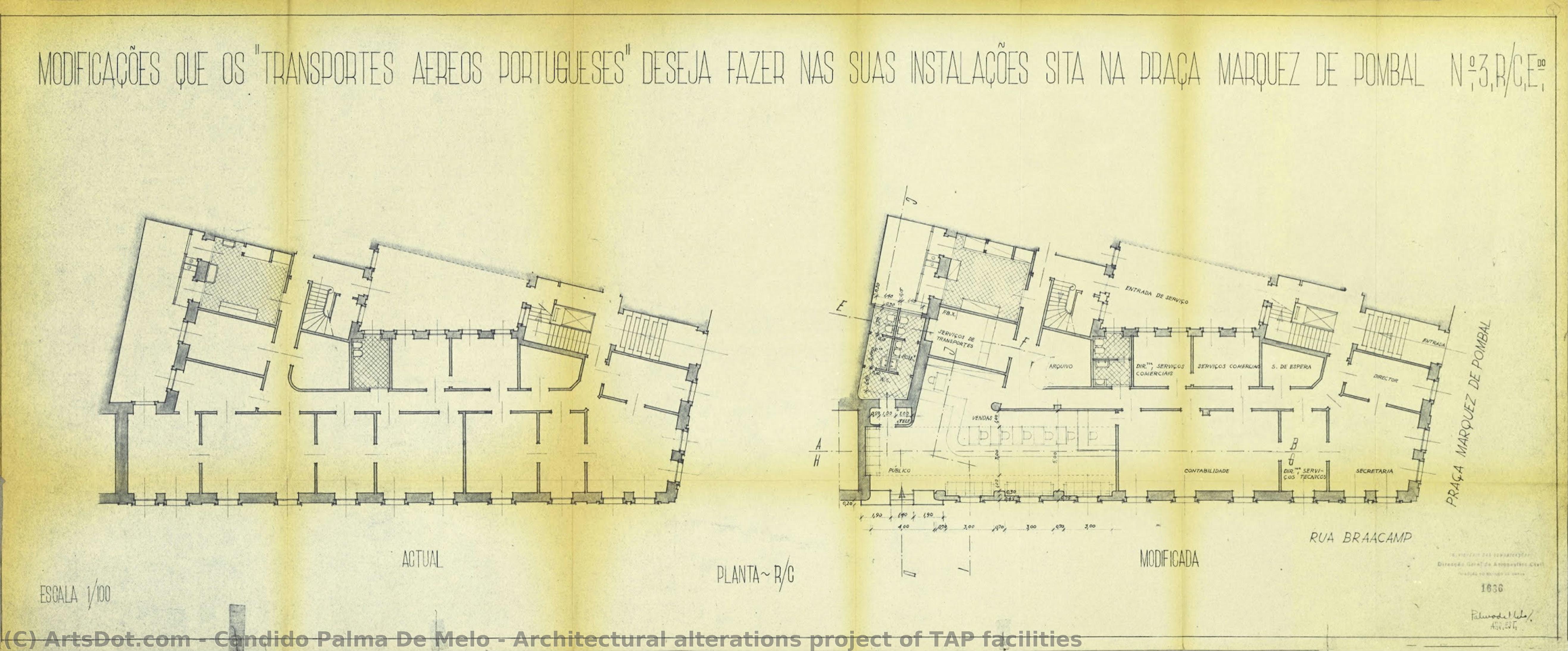 Architectural Alterations Project Of Tap Facilities — Candido Palma De Melo