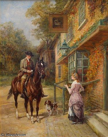 The Village Postman ^ The Rendezvous Pair — Heywood Hardy