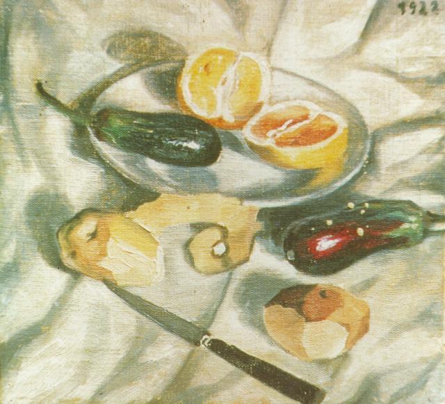 Still Life With Aubergines — Salvador Dalí