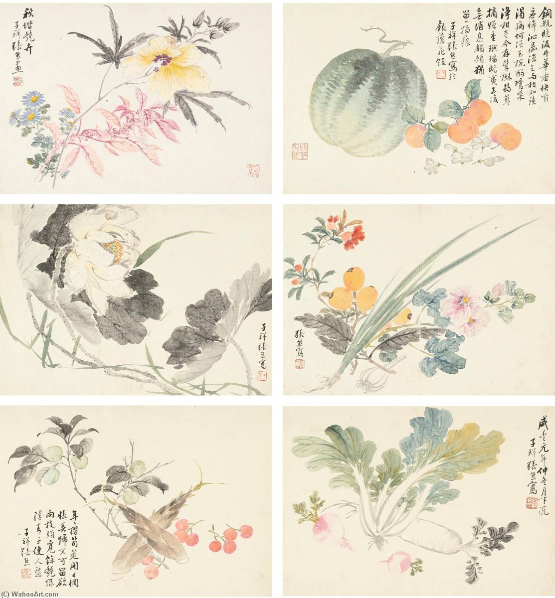 Flowers And Fruits — Zhang Xiong