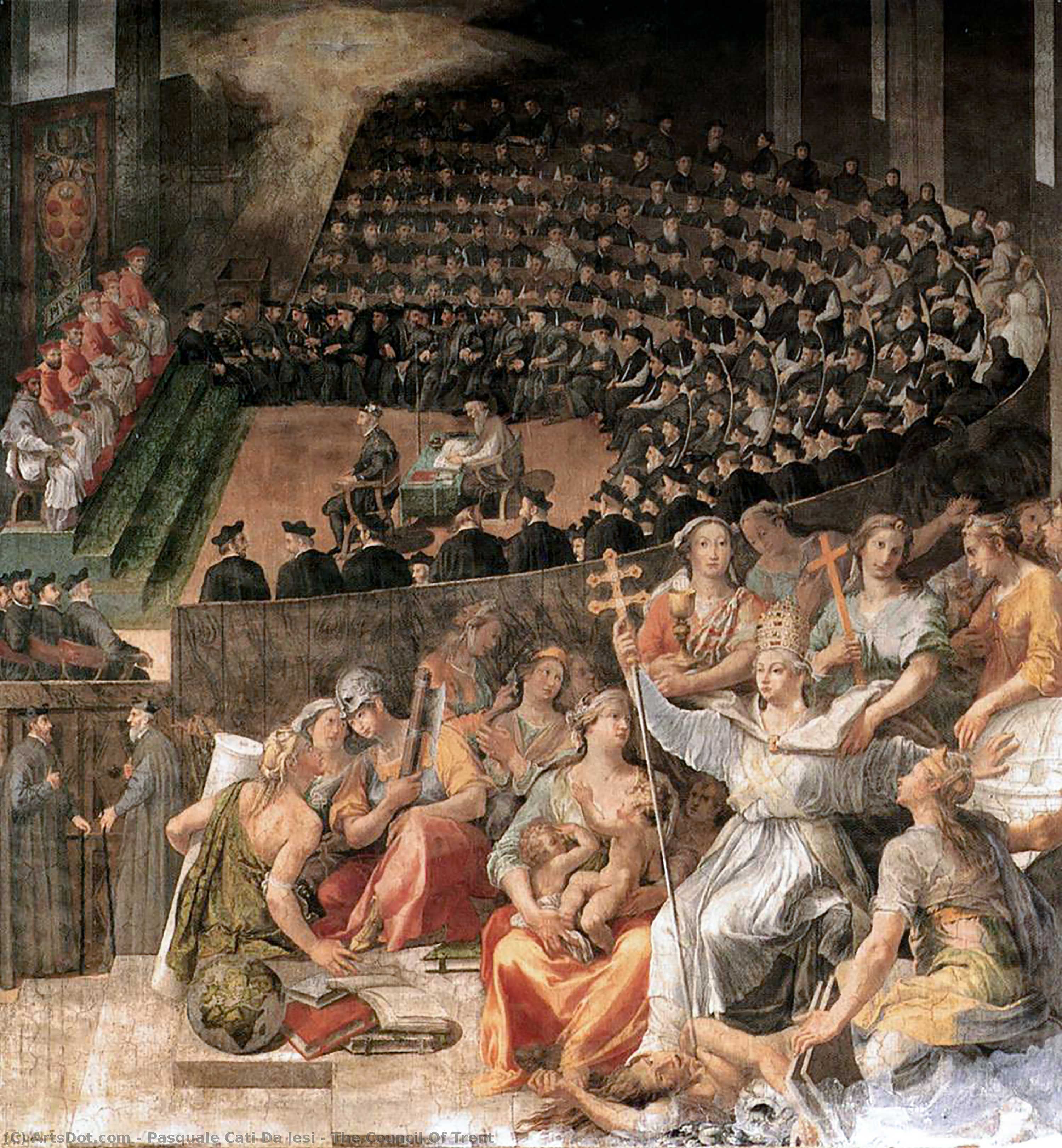 The Council Of Trent — Pasquale Cati Da Iesi