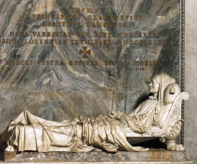 Tomb Of Princess Sophia Zamoyska (detail) — Lorenzo Bartolini