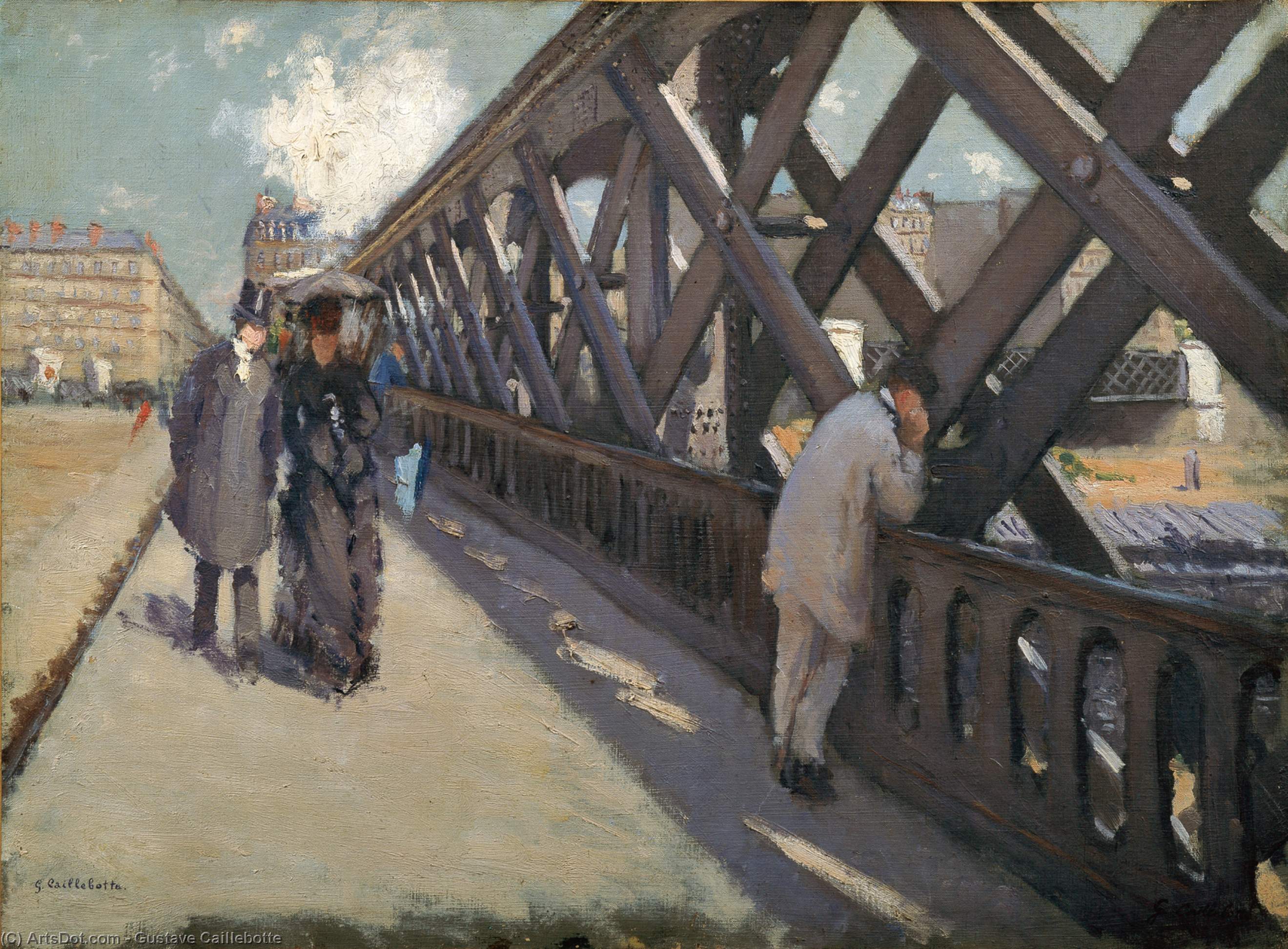 Study For Le Pont De L'europe — Густав Кайботт