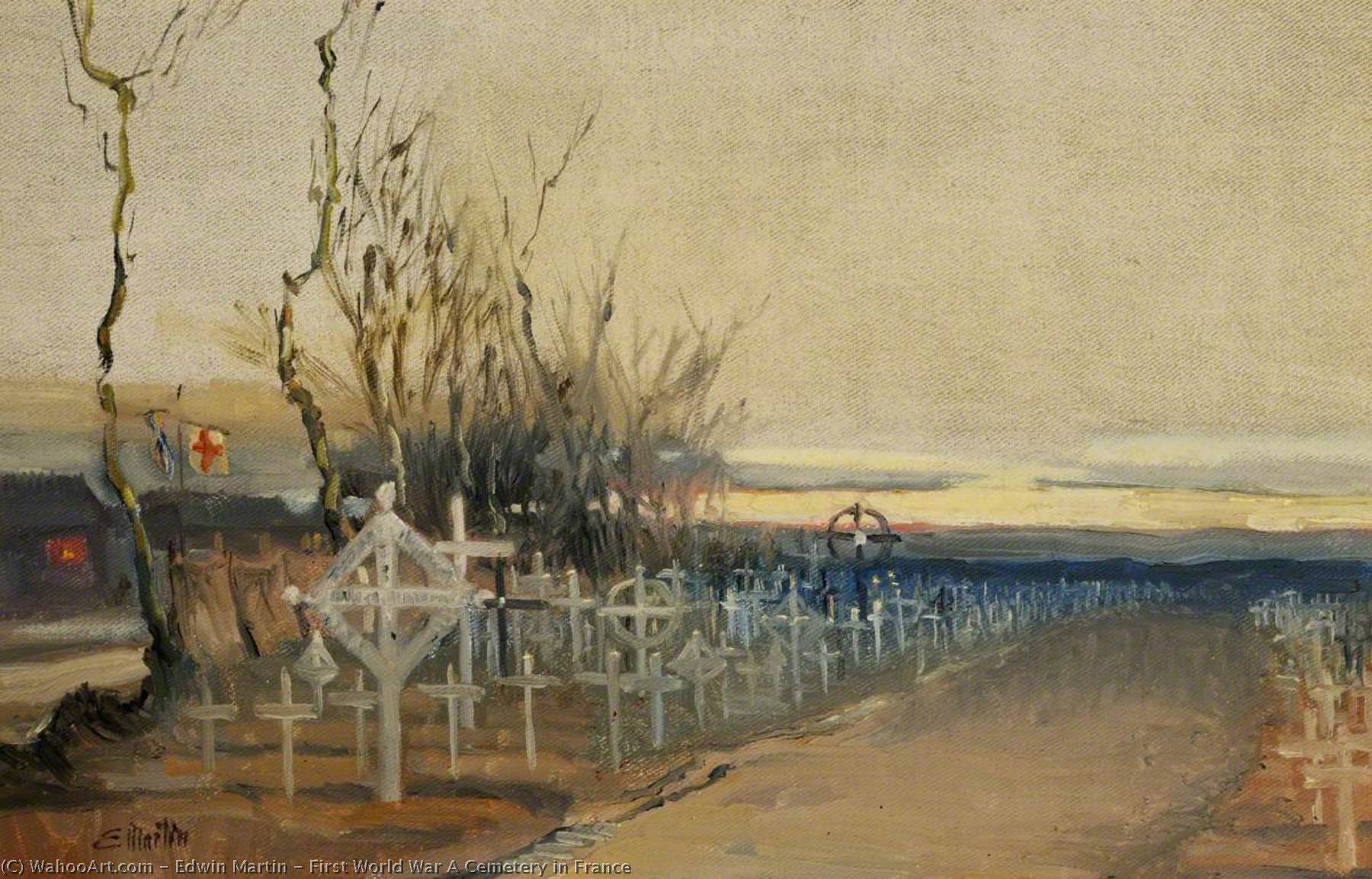 First World War A Cemetery In France — Edwin Martin