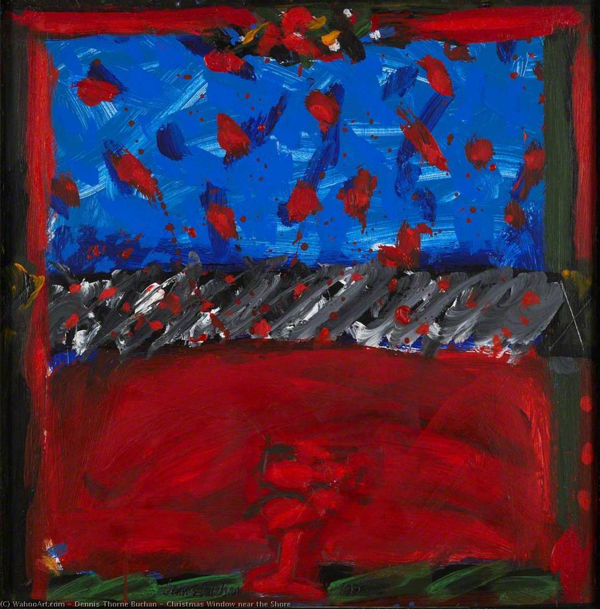 Christmas Window Near The Shore — Dennis Thorne Buchan