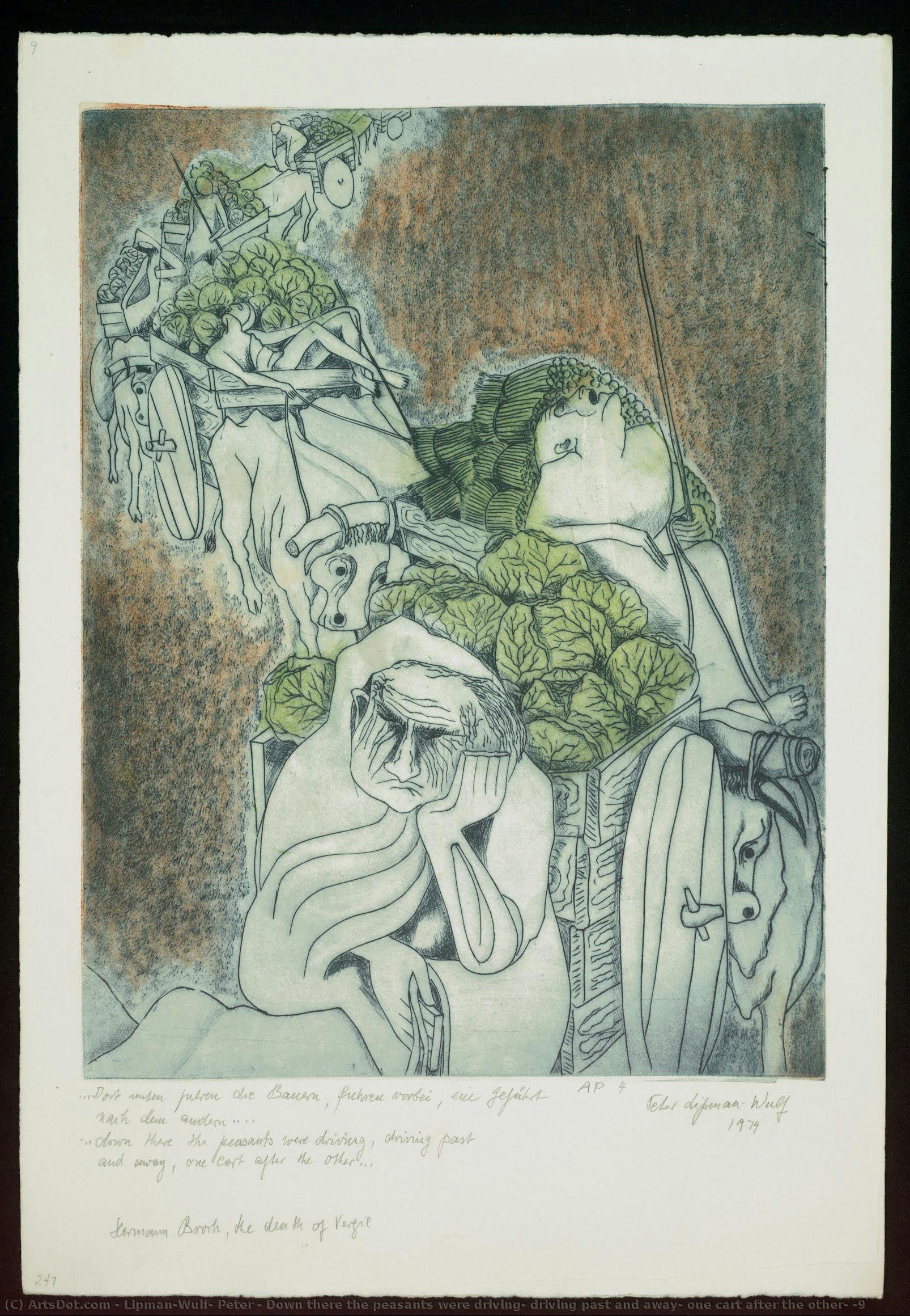 Down There The Peasants Were Driving, Driving Past And Away, One Cart After The Other, #9 — Lipman-wulf, Peter