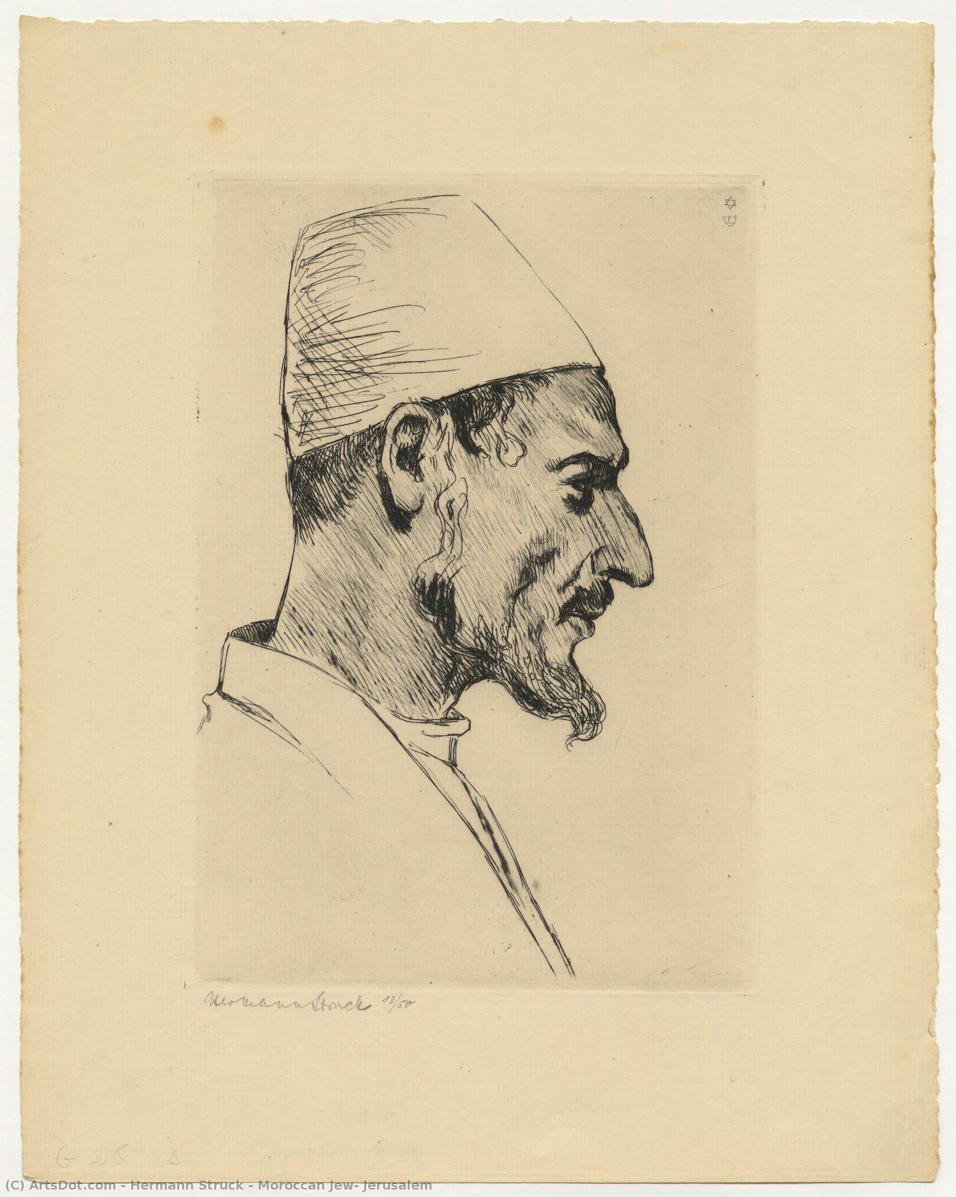 Moroccan Jew, Jerusalem — Герман Штук