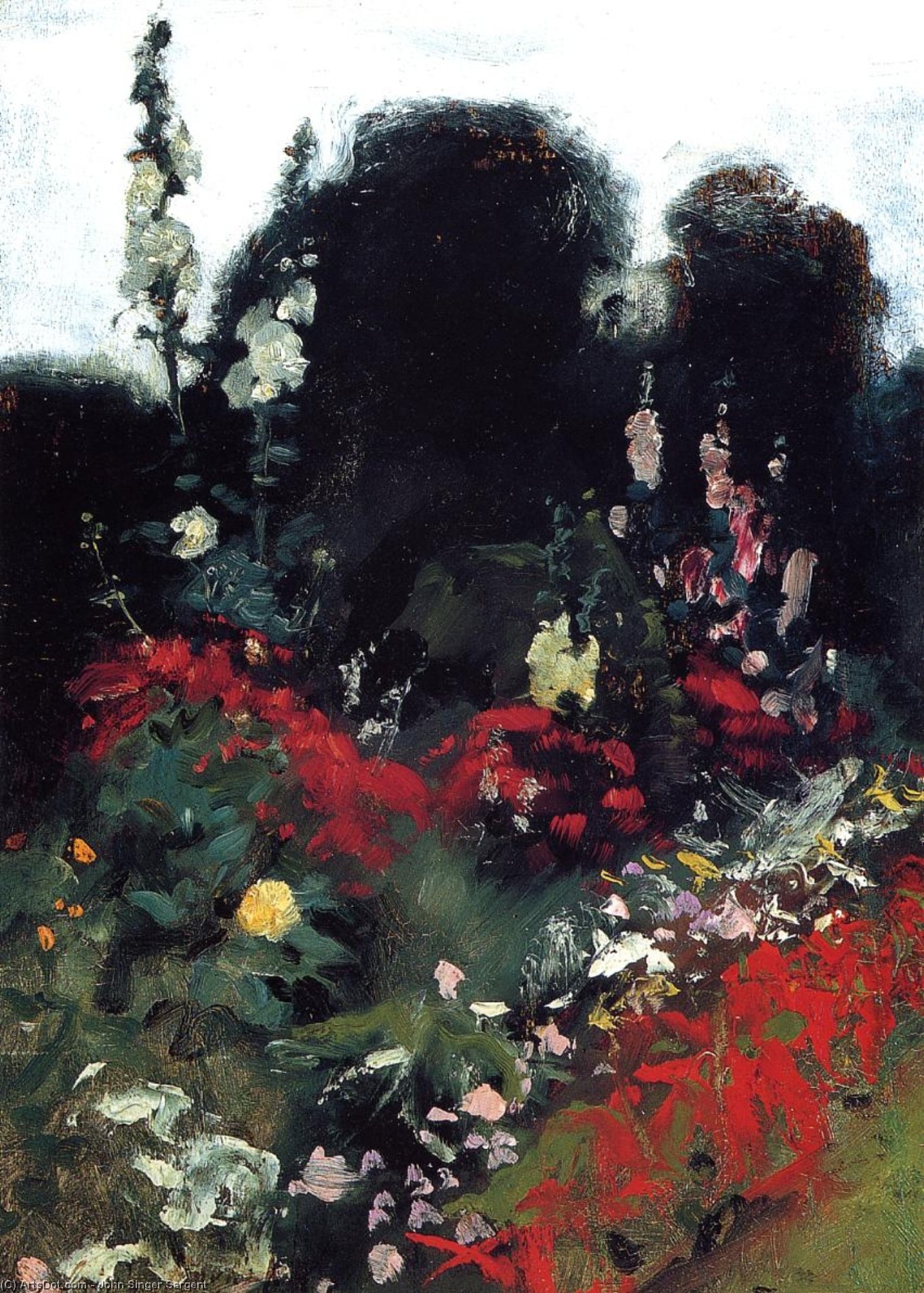 Corner Of A Garden — John Singer Sargent