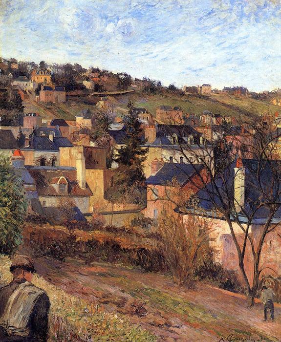 Blue Roofs Of Rouen — Eugène Henri Paul Gauguin