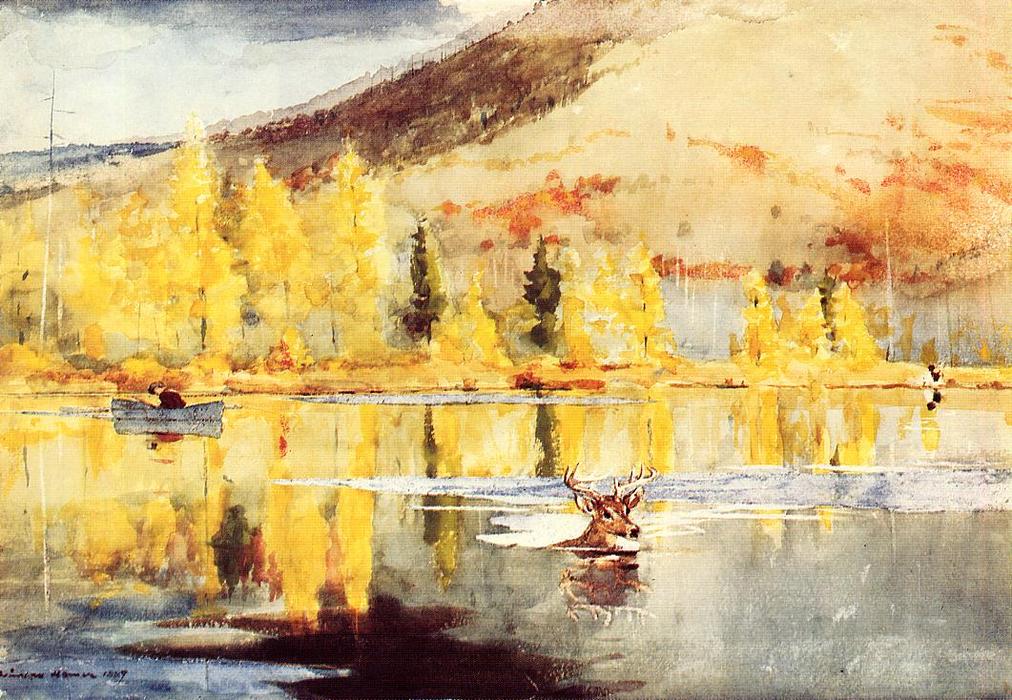 An October Day — Винслоу Хомер