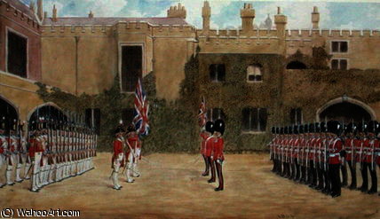 Grenadier Guards Relieving Guard At St. James's — Richard Simkin