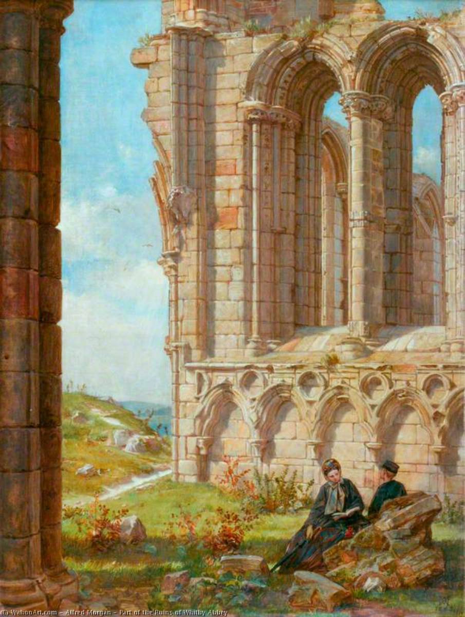 Part Of The Ruins Of Whitby Abbey — Alfred Morgan