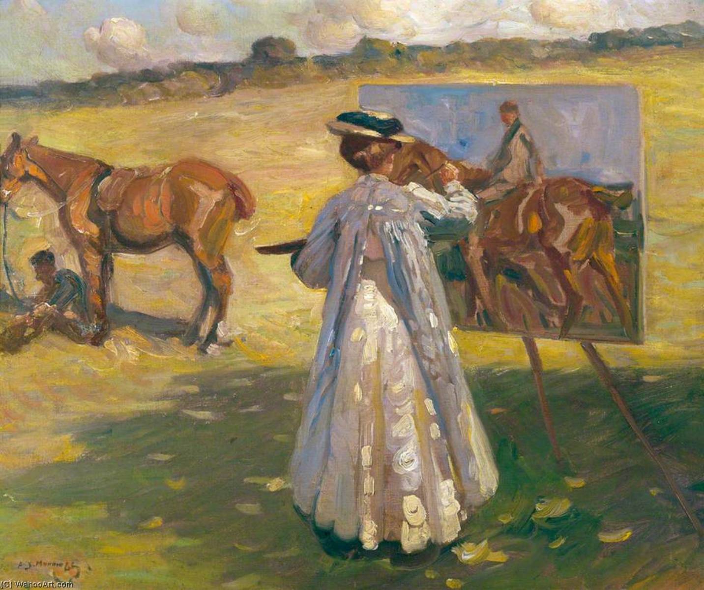 Laura Knight Painting — Sir Alfred James Munnings