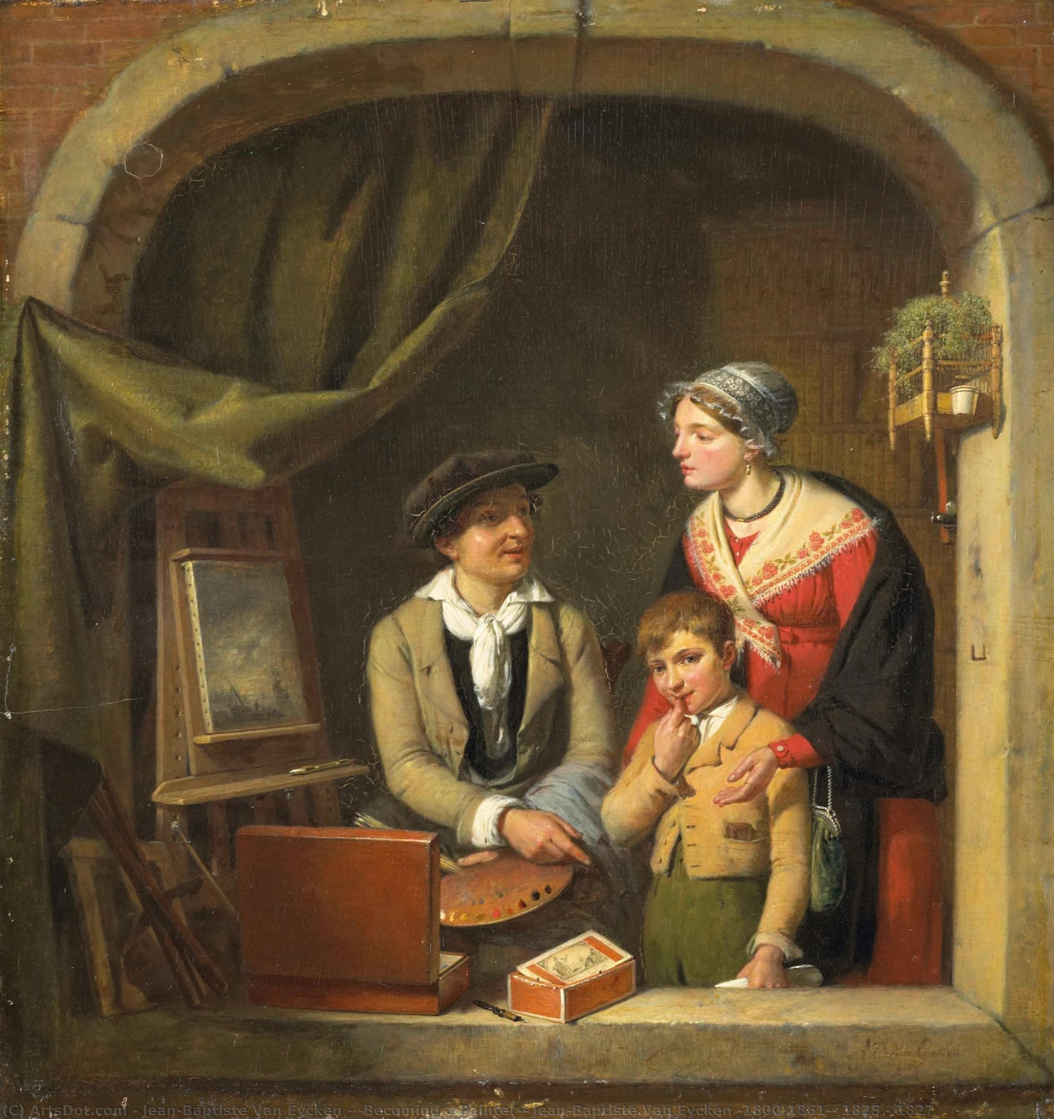 ´becoming A Painter´, Jean-baptiste Van Eycken (1800-1861), 1825 - 1827 — Jean Baptiste Van Eycken
