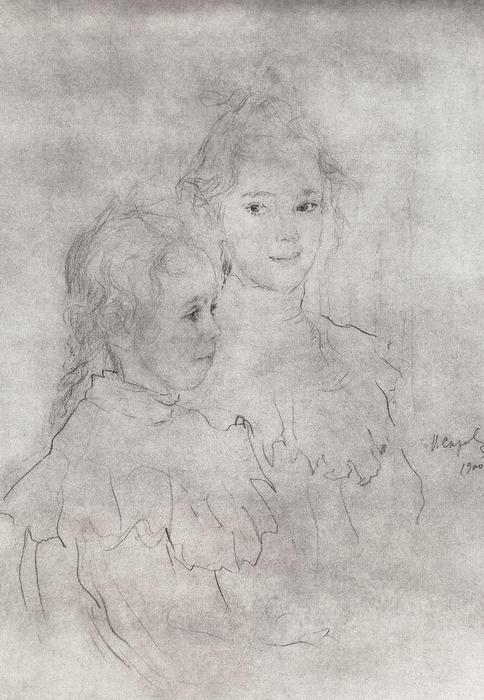 Portrait Of The Daughter Of S. Botkin — Valentin Alexandrovich Serov