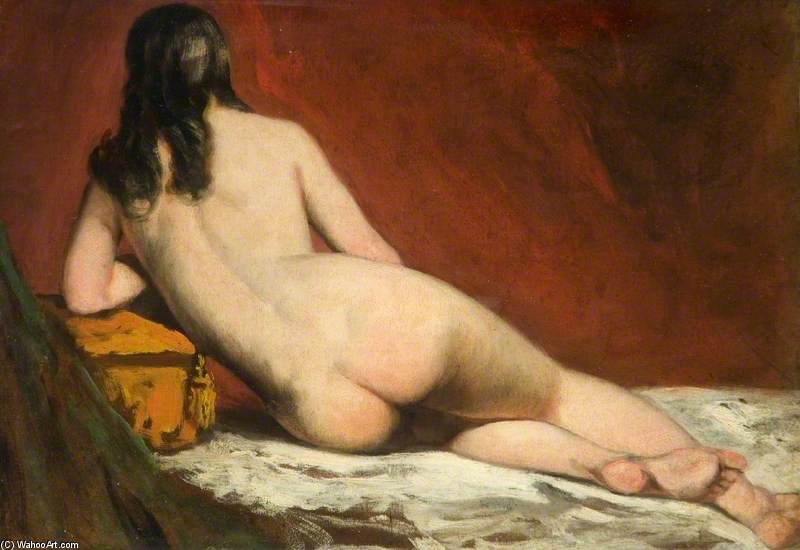 Nude Study Of A Reclining Woman — William Etty