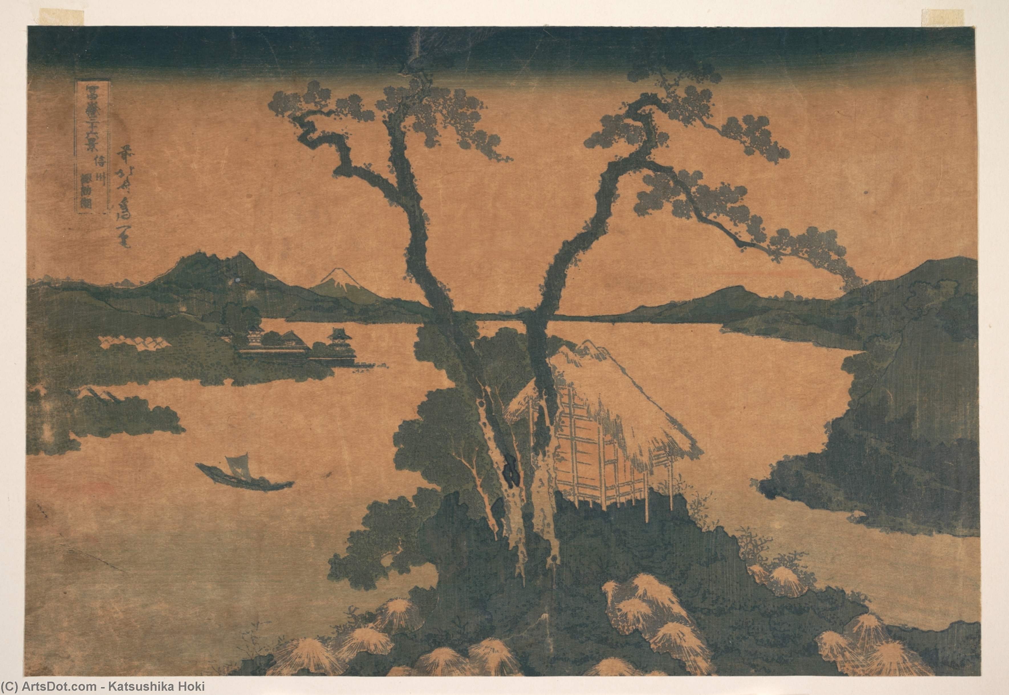 Lake Suwa In Shinano Province — Katsushika Hokusai