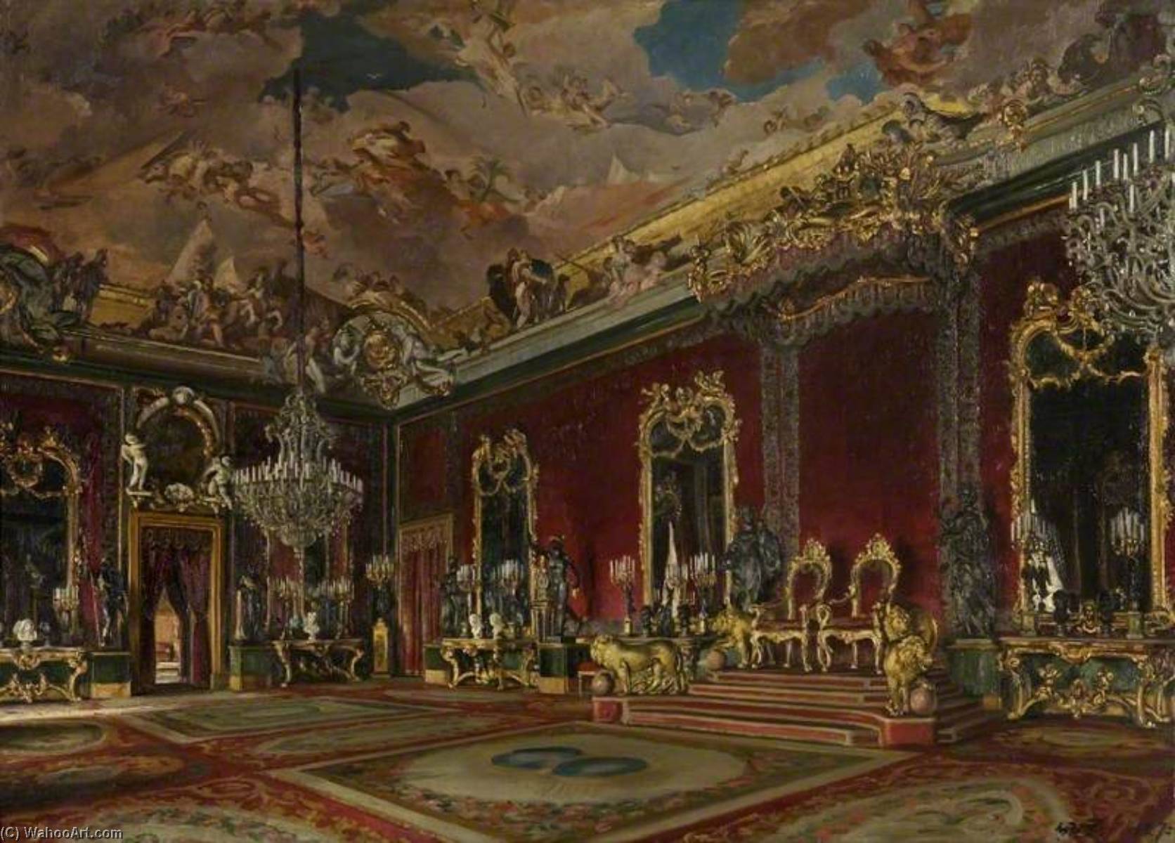 The Throne Room, Madrid — William Bruce Ellis Ranken