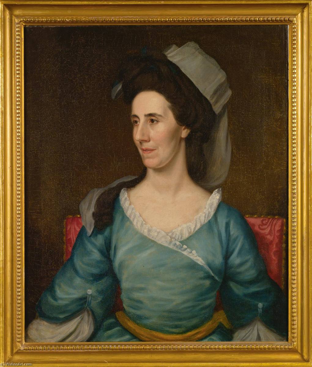 Portrait Of Mrs. Elias Boudinot — Matthew Pratt
