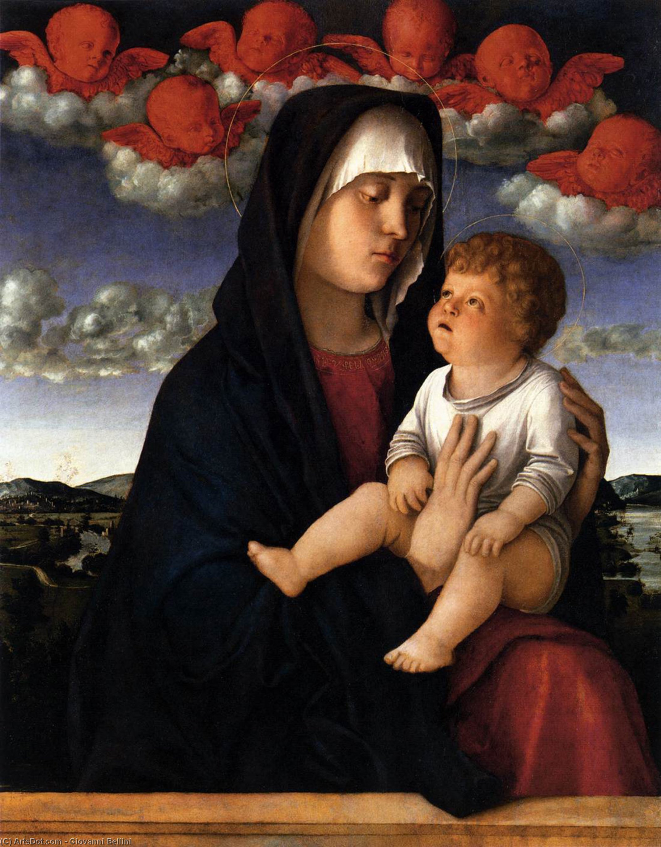 Madonna Of Red Cherubs — Giovanni Bellini