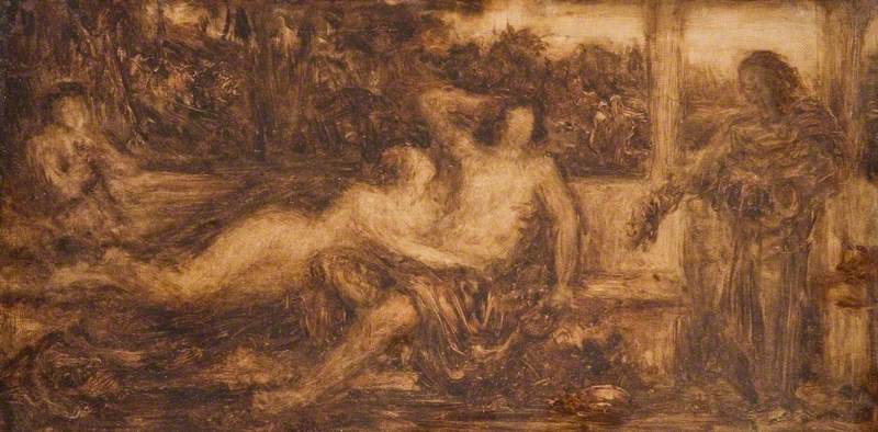Study Of Nude And Draped Figures — Henry Wallis
