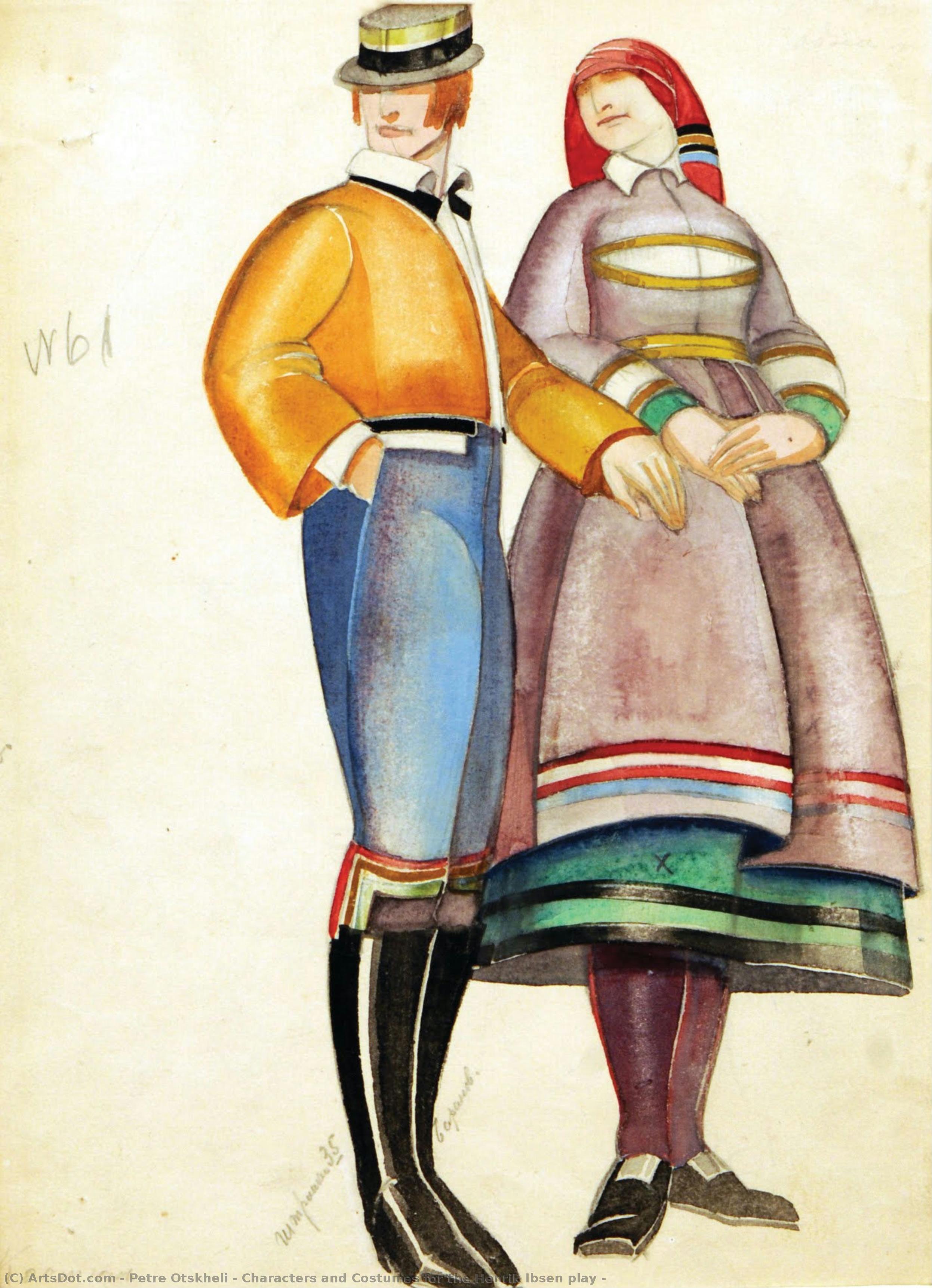 Characters And Costumes For The Henrik Ibsen Play — Petre Otskheli