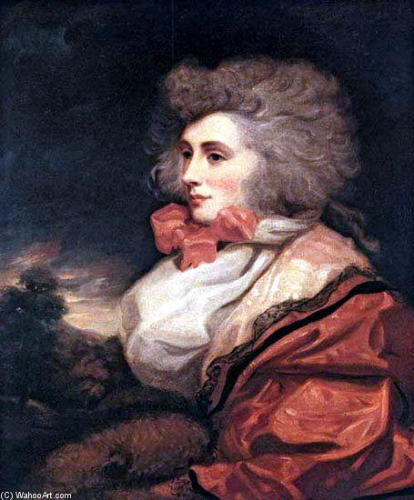 Portrait Of Miss Sarah Gale — John Hoppner