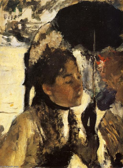 Tuilerien, Die Frau Mit Dem Sonnenschirm — Hilaire-germain-edgar Degas