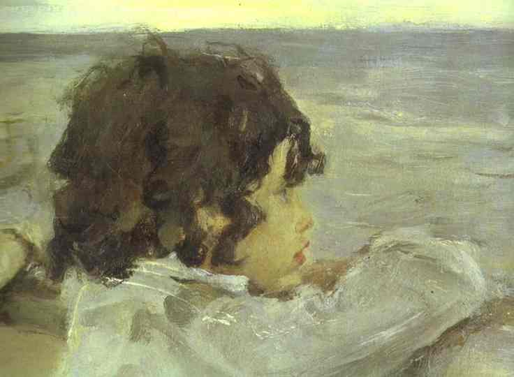 The Children. (yura Serov) Detail — Valentin Alexandrovich Serov