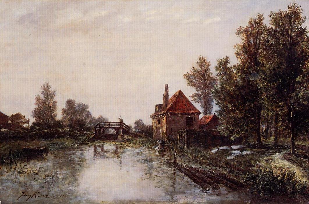 The Lock — Johan Barthold Jongkind