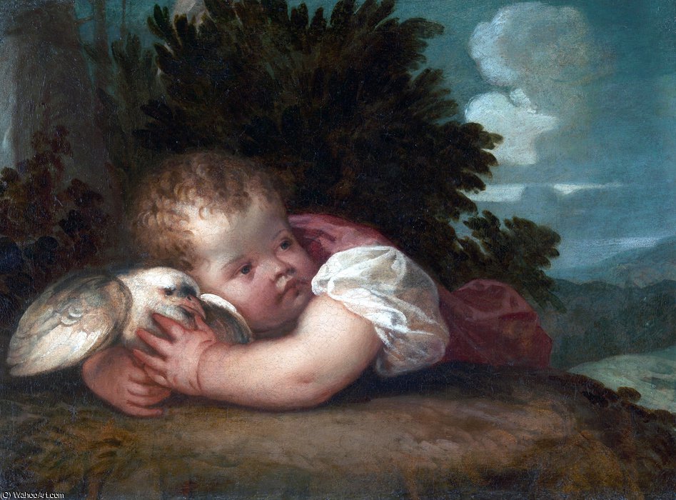A Boy With A Bird — Titian