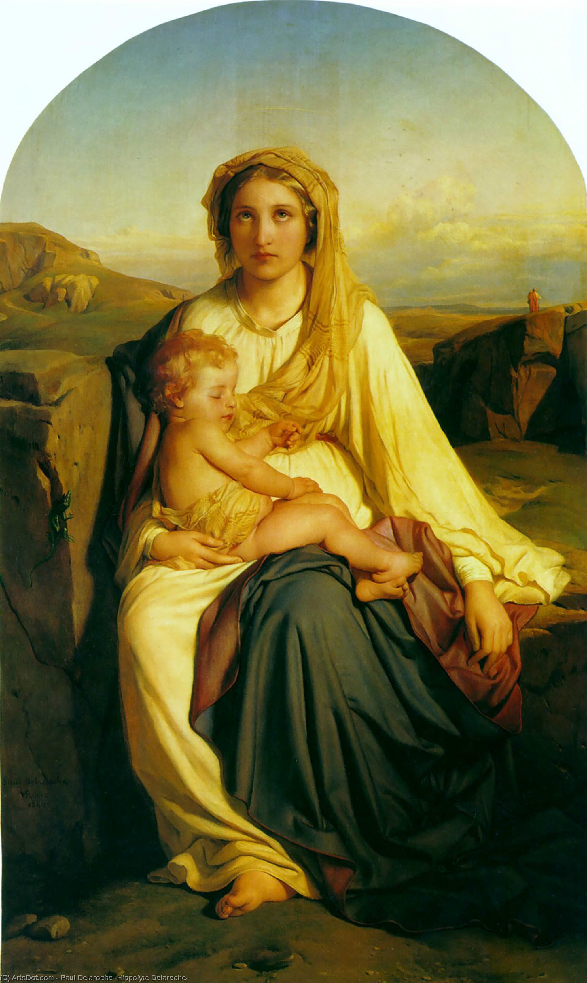 Madonna And The Child — Paul Delaroche