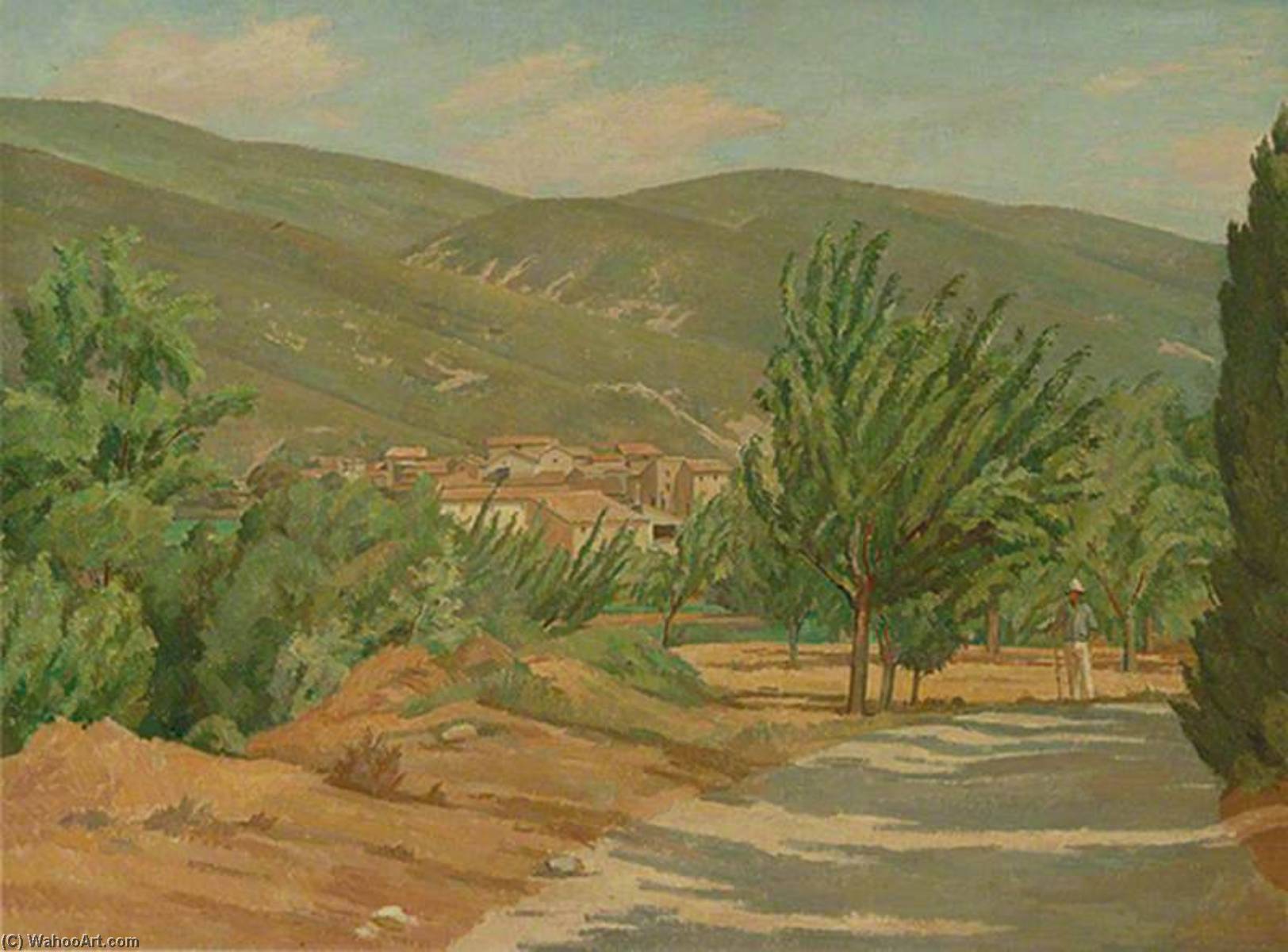 Village In Luberon, France — Percy Frederick Horton