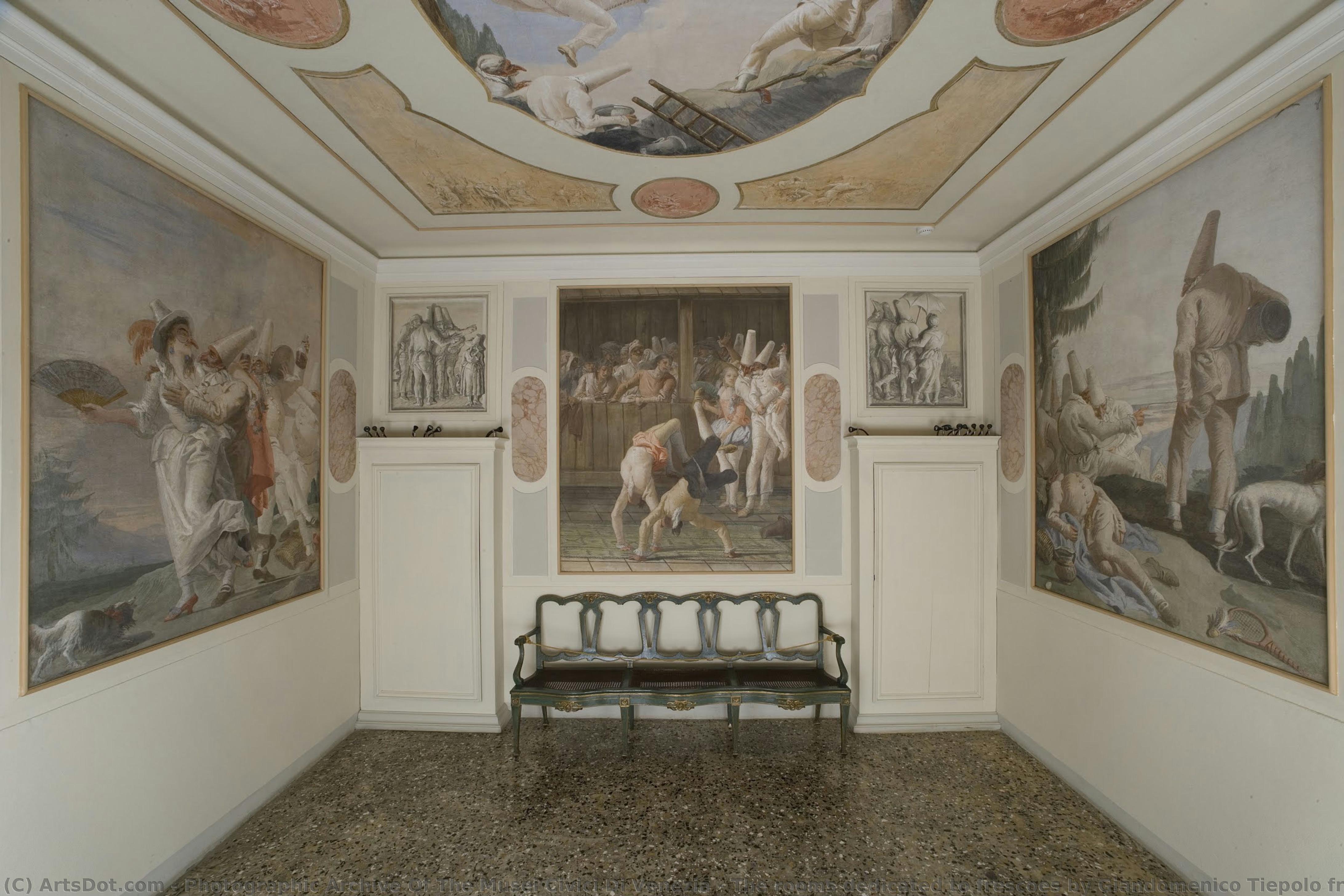 The Rooms Dedicated To Frescoes By Giandomenico Tiepolo From Villa Zianigo — Photographic Archive Of The Musei Civici Di Venezia