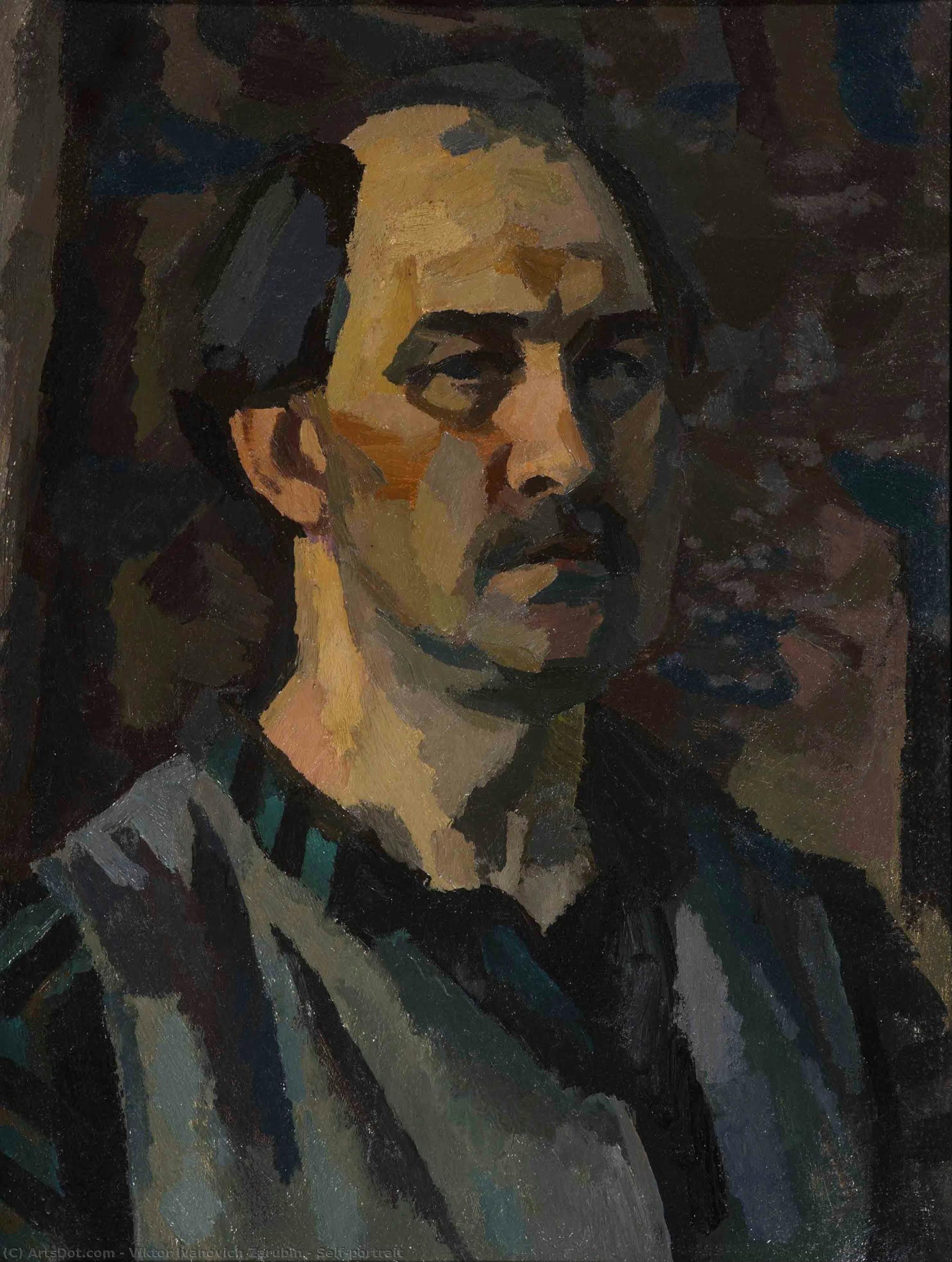 Self-portrait — Viktor Ivanovich Zarubin