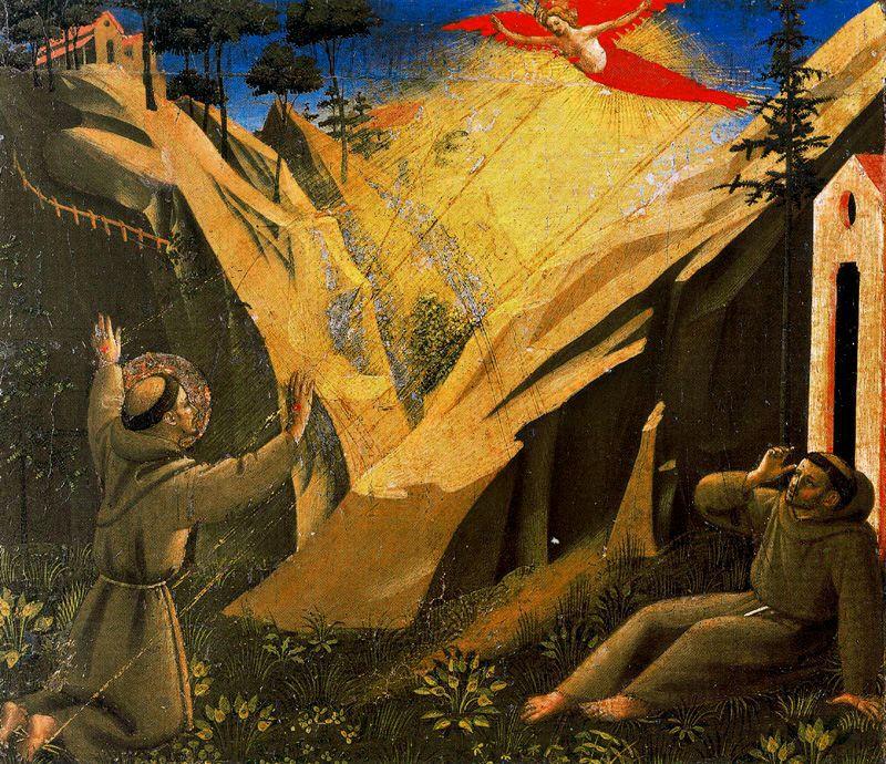 Saint Francis Receives The Stigmata — Fra Angelico