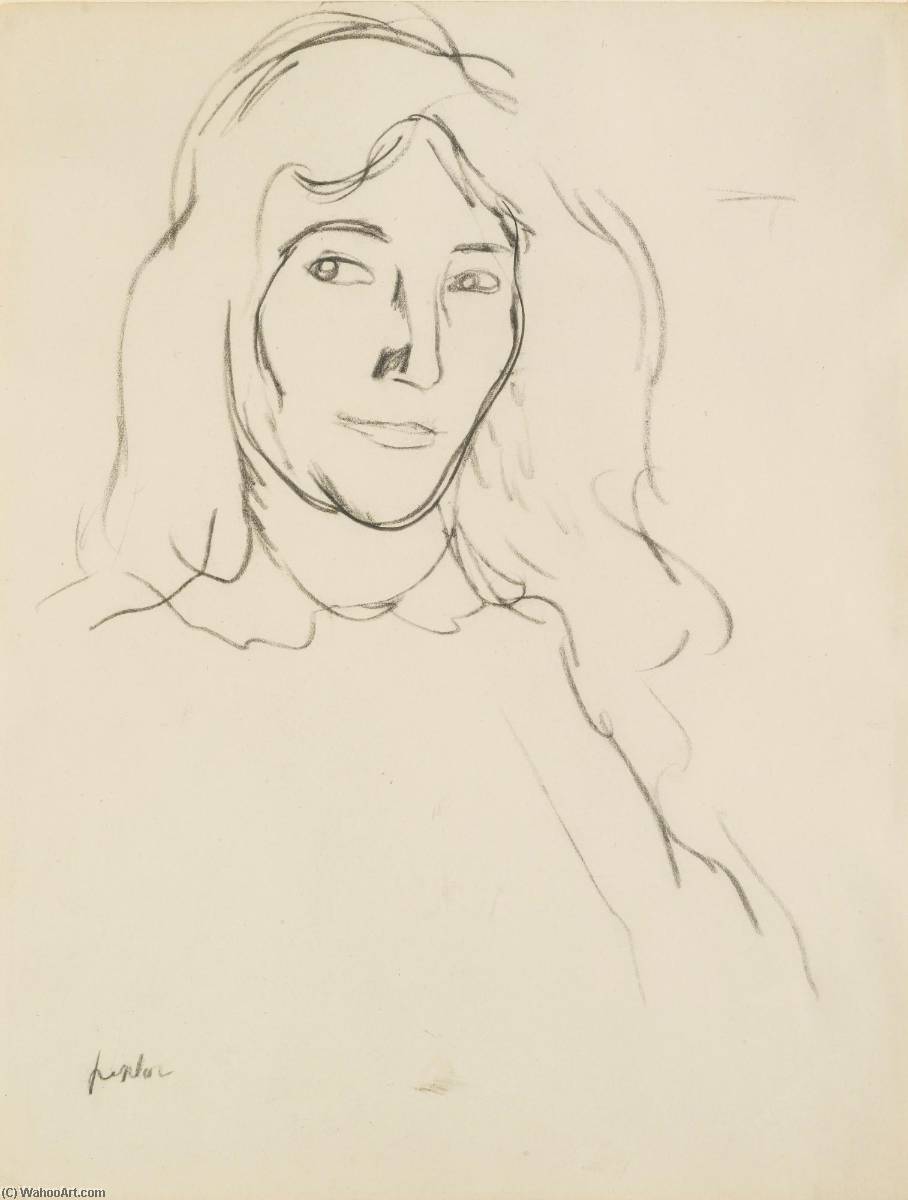 Woman With Long Hair — Samuel John Peploe