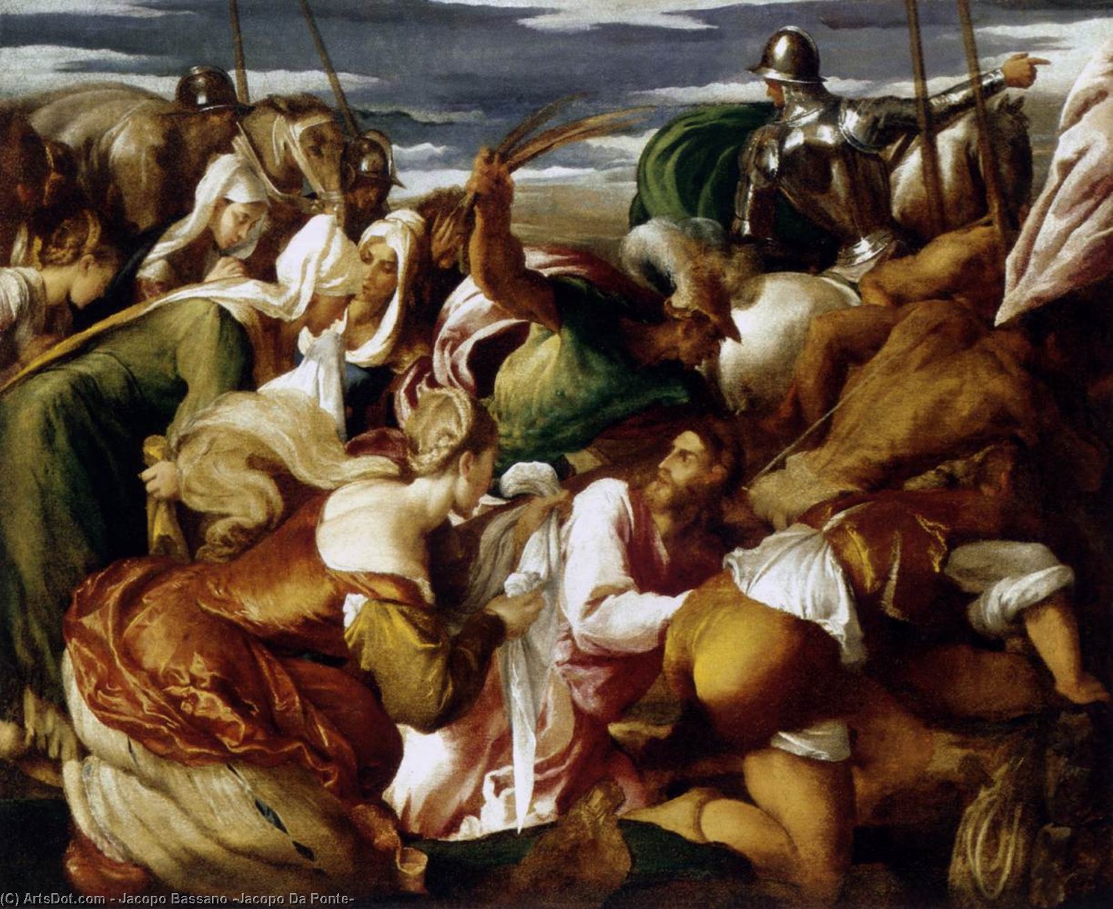 The Road To Calvary — Jacopo Bassano (jacopo Da Ponte)