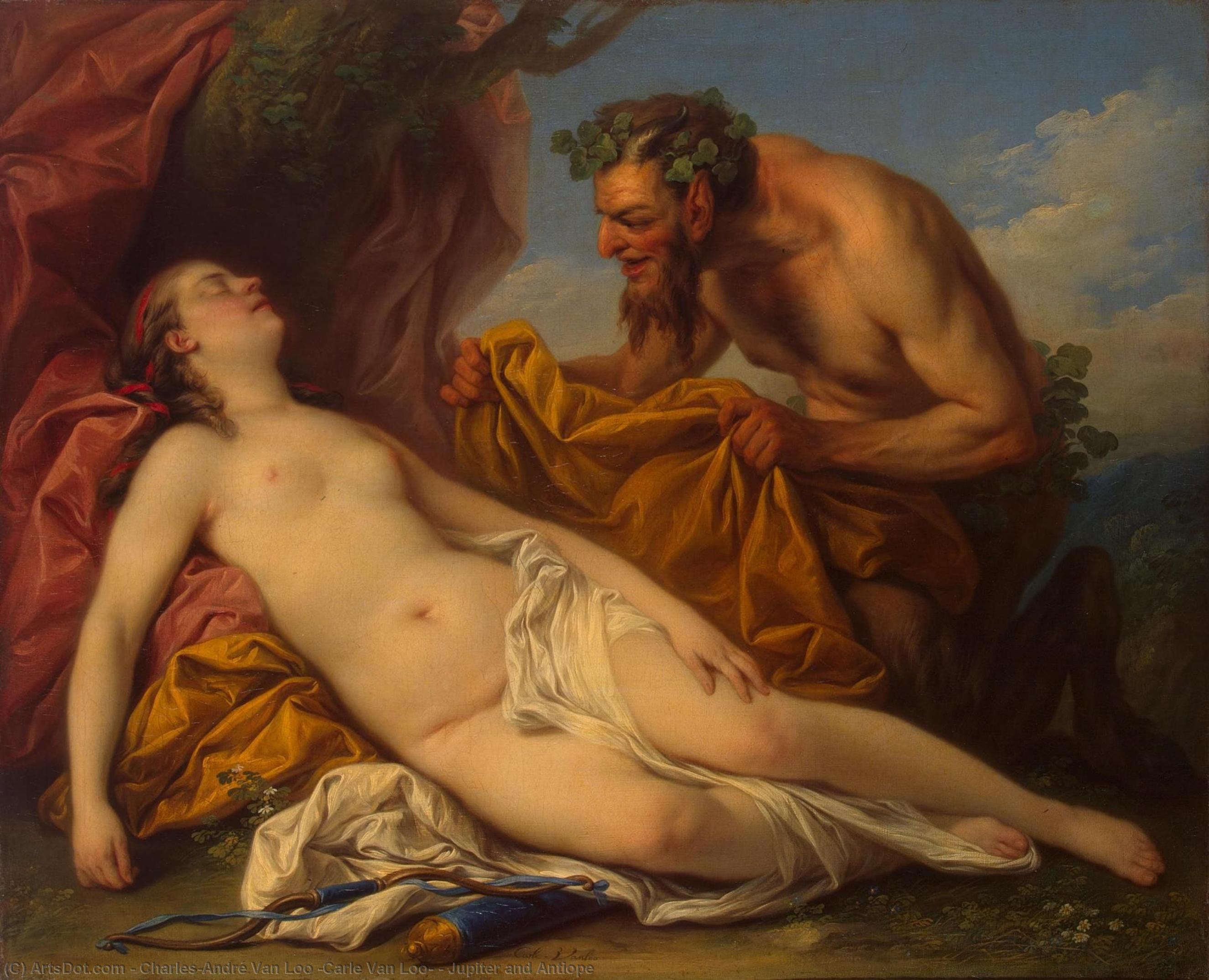 Jupiter And Antiope — Карл Ван Лoo