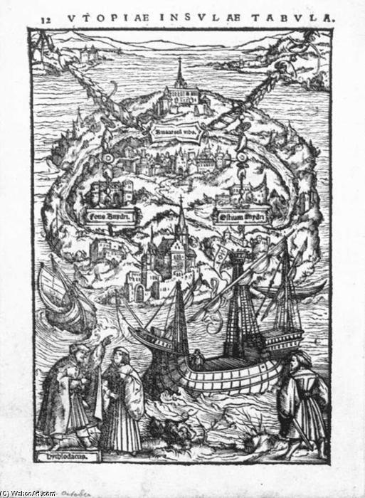 The Island Of Utopia — Ambrosius Holbein